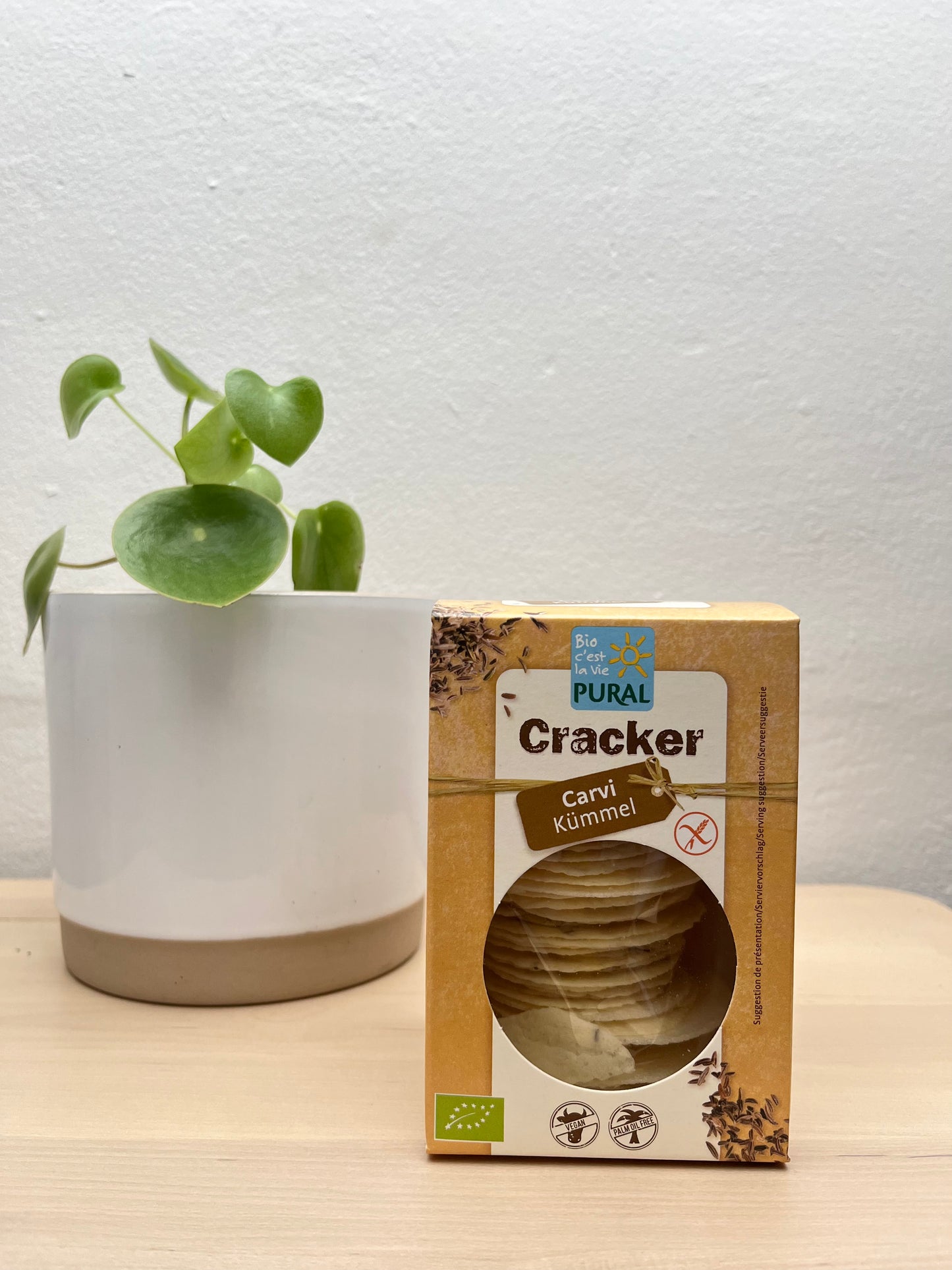 Crackers sans gluten: cumin
