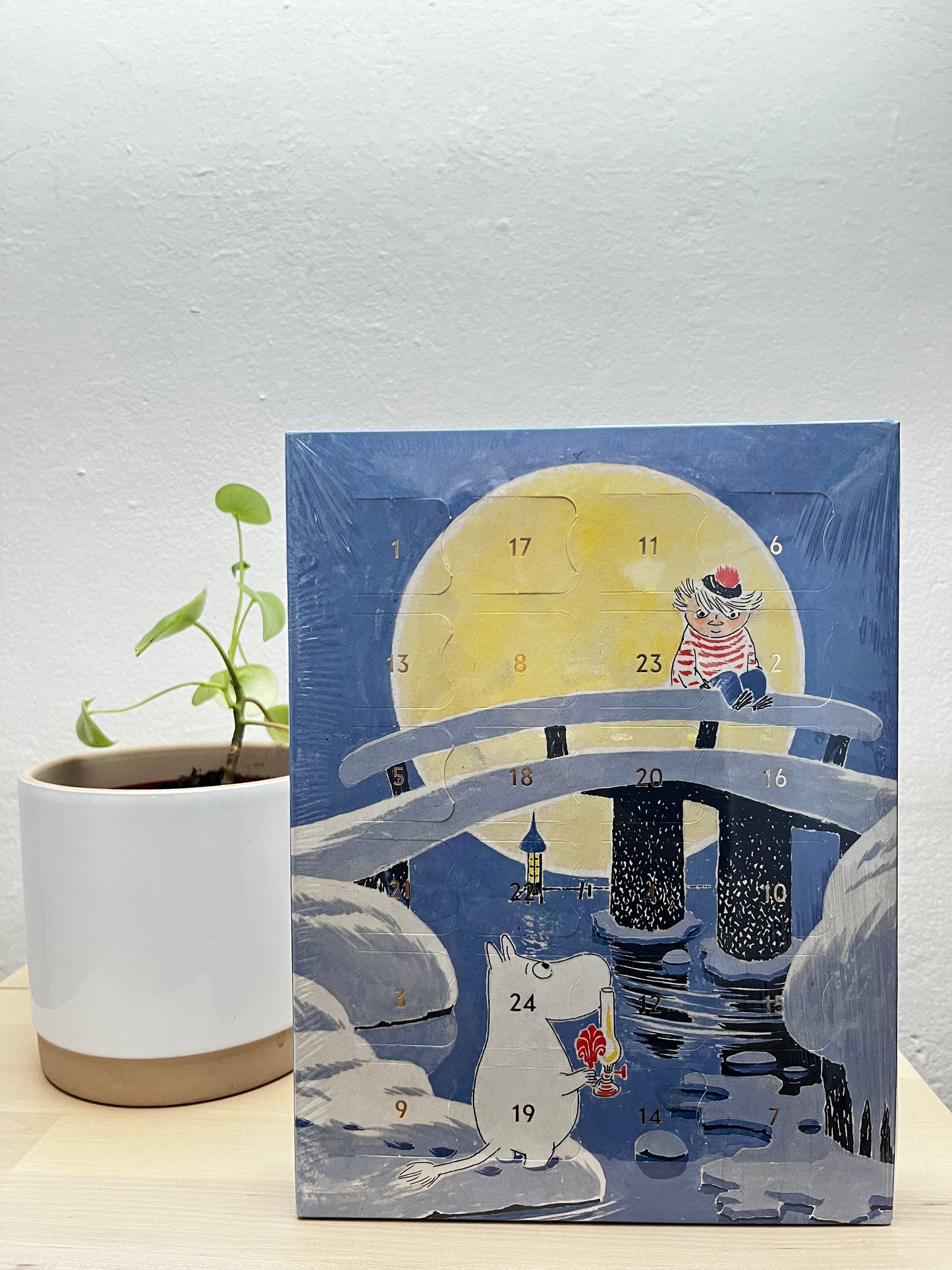 Calendrier de l'avent sans lactose, sans gluten Moomin