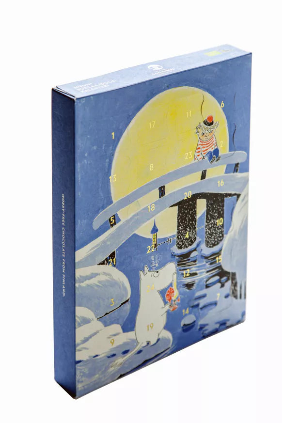 Calendrier de l'avent sans lactose, sans gluten Moomin