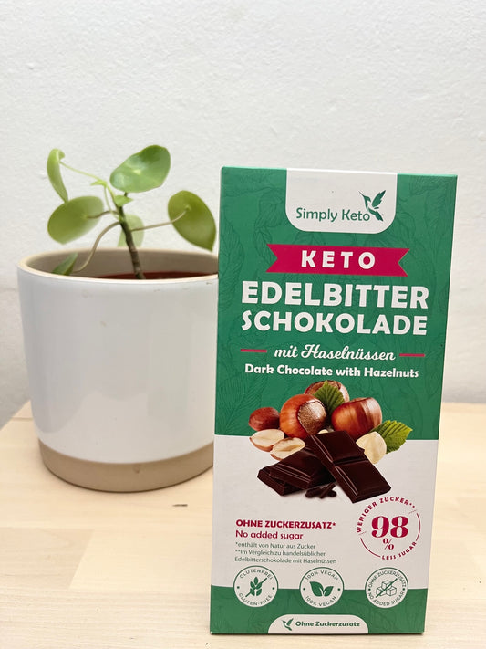 Chocolat: noir 60% /noisettes sans sucre